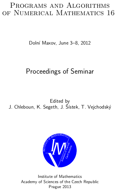 Proceedings cover